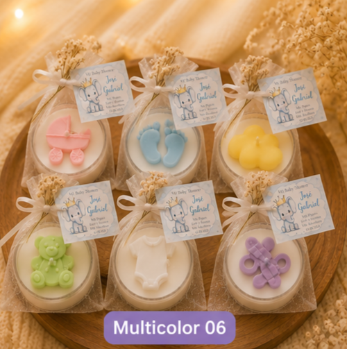 Velas Para  Recuerditos De Baby Shower