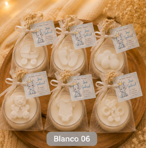 Velas Para  Recuerditos De Baby Shower