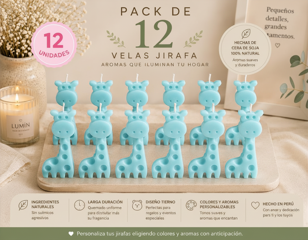 Pack de Velas Decorativas Lumin