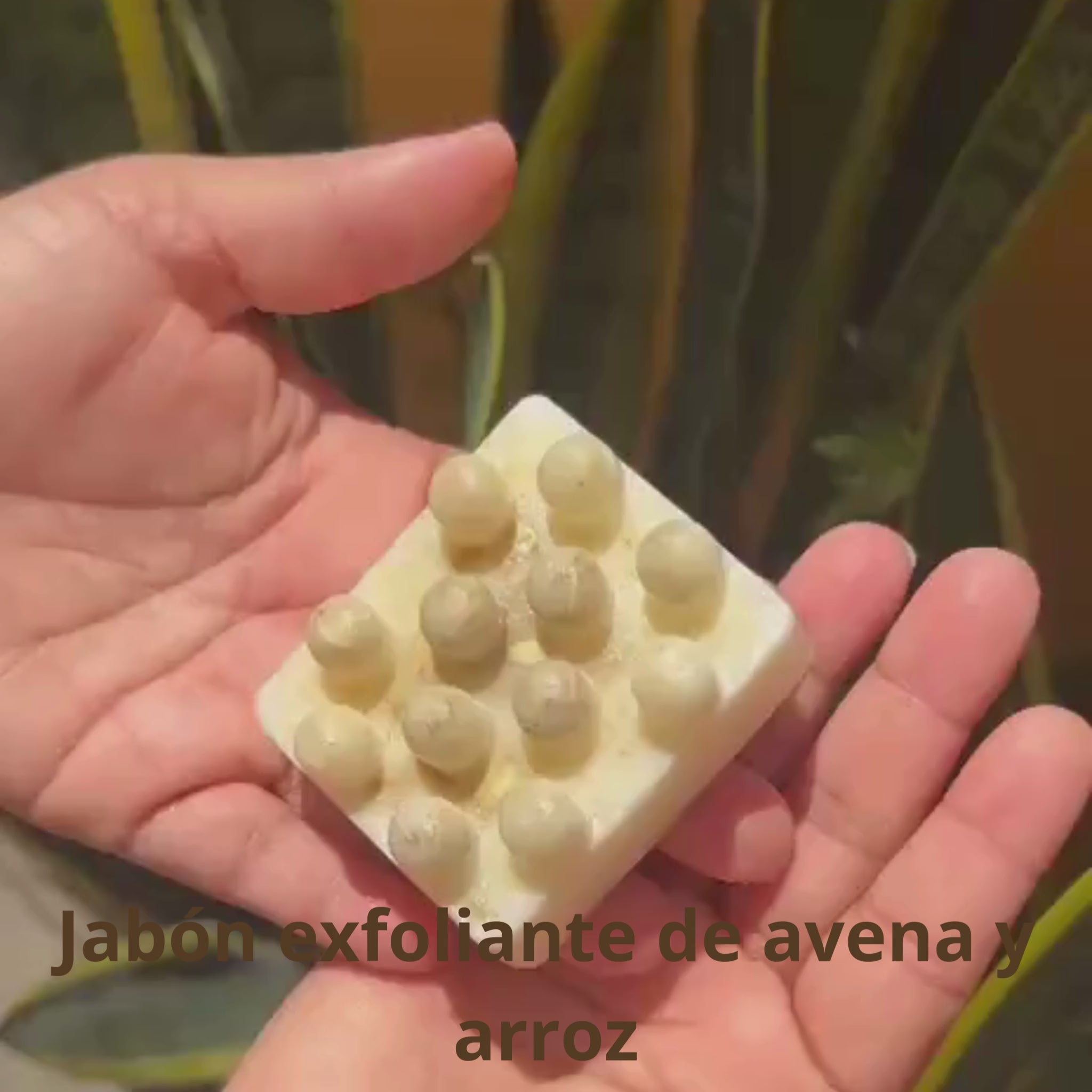 Jabón exfoliante para el rostro