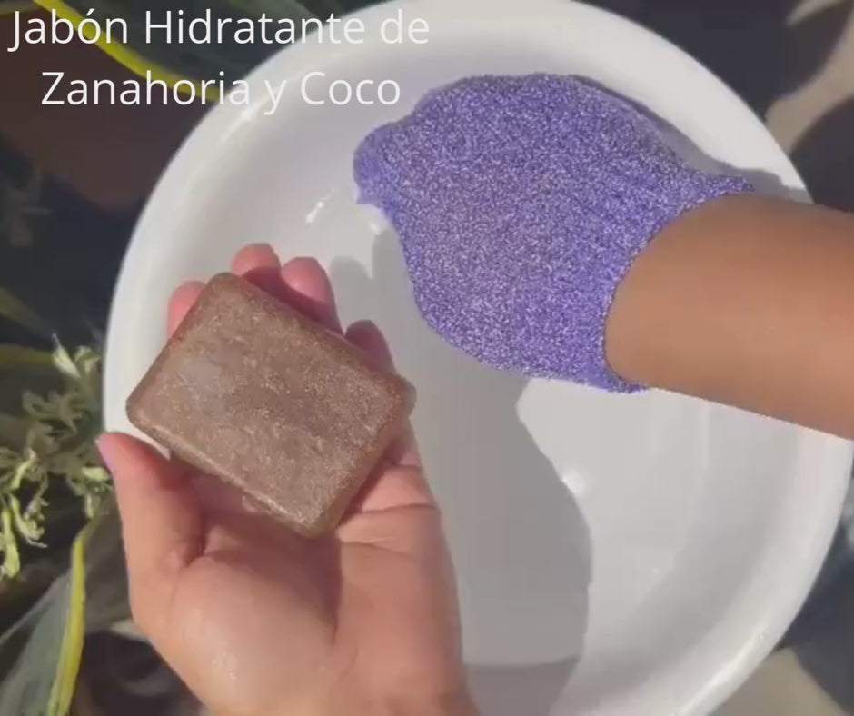 Jabón Hidratante de Zanahoria y Coco